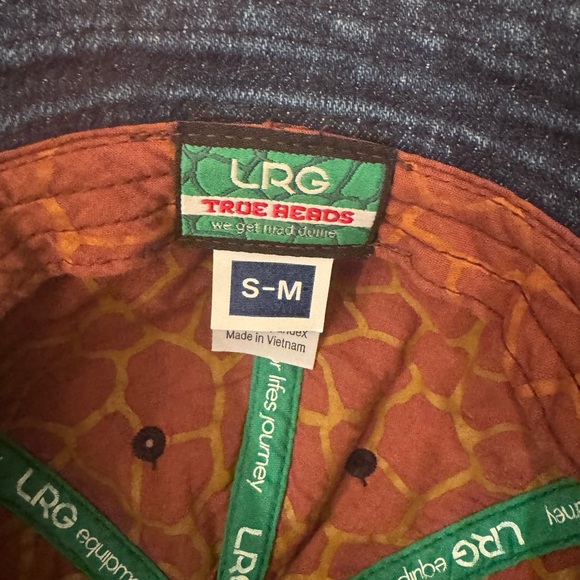 VINTAGE LRG LIFTED RESEARCH GROUP DENIM BELL BUCKET HAT S/M BRAND NEW - Picture 3 of 5